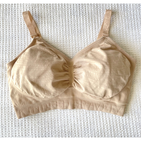 Kindred Bravely Other - Kindred Bravely Bra Size XL Super Busty Sublime Hands Free Pumping Nursing Beige